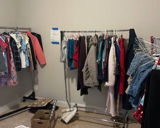 All Clothing .50 Cents Sunday . Includes shoes as well