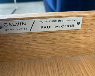 End table by Paul McCobb.