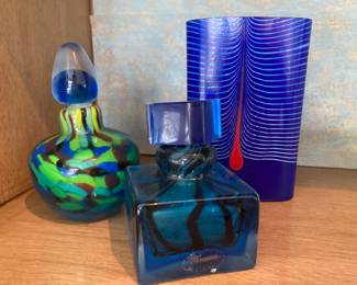 Murano Glassware (foreground).