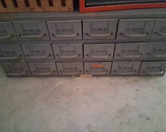 There’s lots of industrial furniture