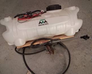 Small tank and sprayer