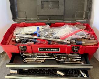 Set of Craftsman Tools in Craftsman Tool Box