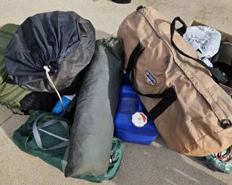 Mystery Camping Equipment Lot