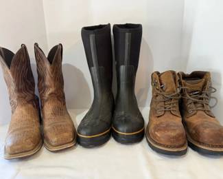 Mens Boots Size 11.5 2 Size 12