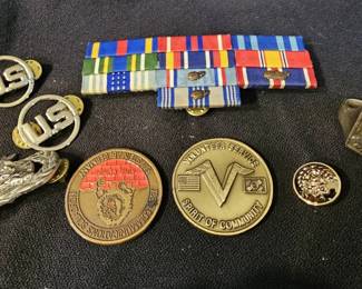 POW Ring, Military Coins More