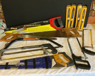 Variety of Hand Saws