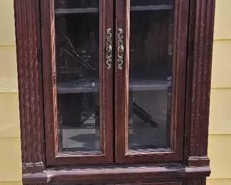 Oak Corner Cabinet