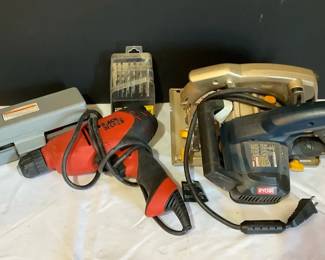 Black Decker Drill, Ryobi Skill Saw