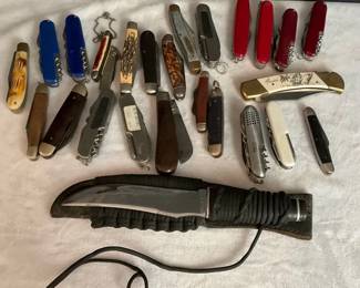 Assortment of Pocket Knives More