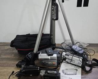 Four Camcorders, Digital Tape More