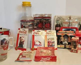CocaCola Vintage Items 2 Glasses, Cups More