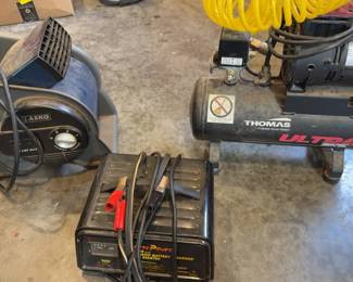 Battery Charger, Ultra Air Pac Lasko Fan