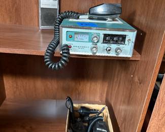 Old Handheld CB radio. Heathkit mobile radio. 