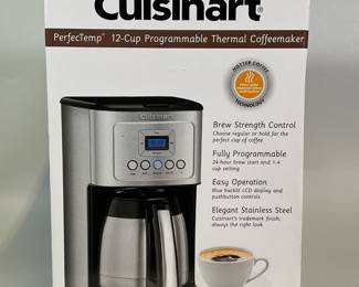 Cusinart Perfect Temp 12 Cup Programmable Coffeemaker In Stainless Steel