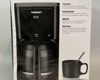 Cusinart T-Series Touchscreen 14 Cup Coffeemaker In Black
