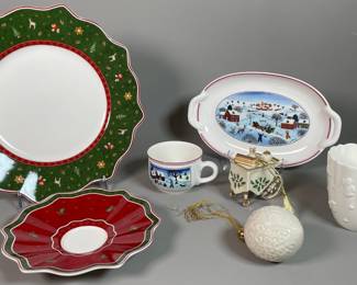 Villeroy & Boch And Lenox Christmas Themed Tablewares (8)