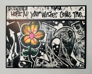 Signed Bruce Jefferies Reinfeld (American, 1965- ) "Graffiti", 21st Century