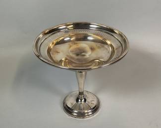 Revere Silversmiths Sterling Silver Weighted Footed Dish