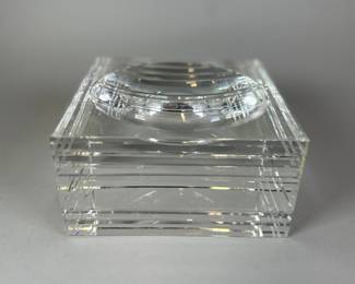 Modernist Veritas Crystal Catchall/Dish