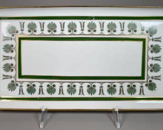 Richard Ginori (Italy) 'Ercolano Green' Rectangular Porcelain Tray