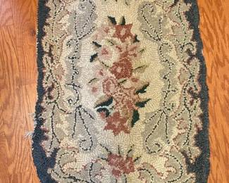 Vintage Hooked Rug 