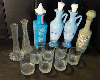 Collector Bottles and Glasses
