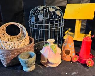 Mystery Lot Cage, House, Feeder And More