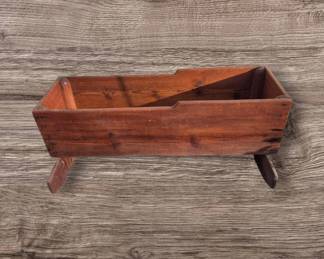 Vintage Pine Wood Trough Planter