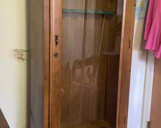 Wooden Gun Cabinet
