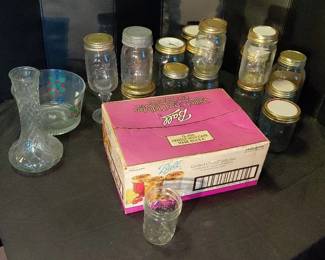 Glass and Canning Jar Mystery Lot