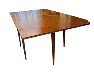 Dark Brown Wooden Drop Leaf Table