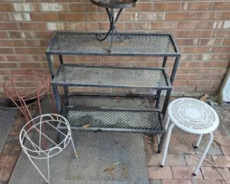 3 Tier Metal Plant Stand And More