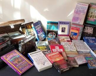 Books On Tape, Cassette, VHS Mystery Lot
