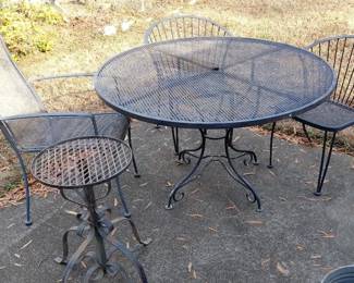 Vintage Iron Patio Set