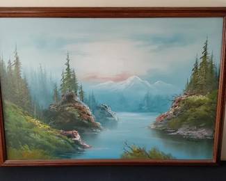 Vintage Art Mountain View