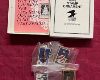Collection Of Vintage Stamp Pins