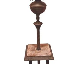 Antique Brass Miller Juno Piano Lamp