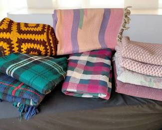 Afghan Covers and Floor Rugs Mystery Lot