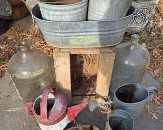 Collection Of Vintage Garden Decor