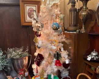 teapot, vintage ornaments