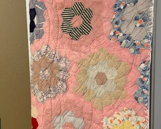 Grandmother's Garden quilt