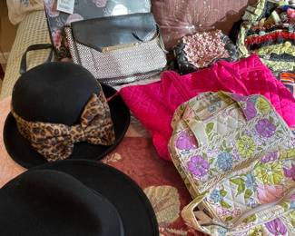 Ladies hats & handbags