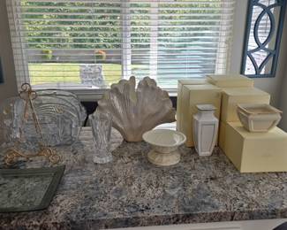 Lenox & nice platters 