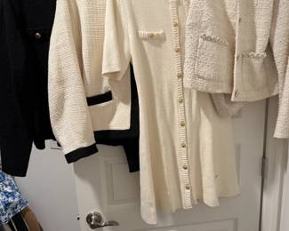 Many many cardigans and blazers!