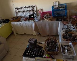 5 tables of Paparazzi Jewelry! 