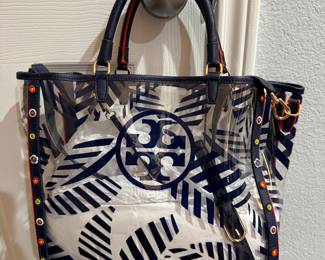 Tori Burch Vinyl Beach Tote