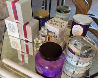 Variety of Designer Candles