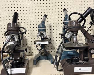 vintage Swift instruments & other microscopes