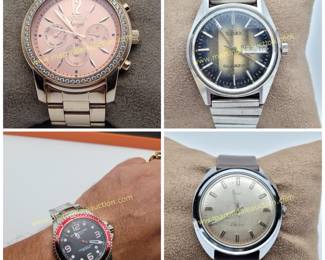 Invicta, Timex, Stuhrling watches 