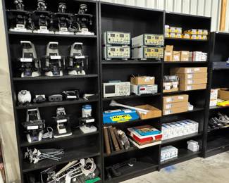 microscopes, testing equipment & more